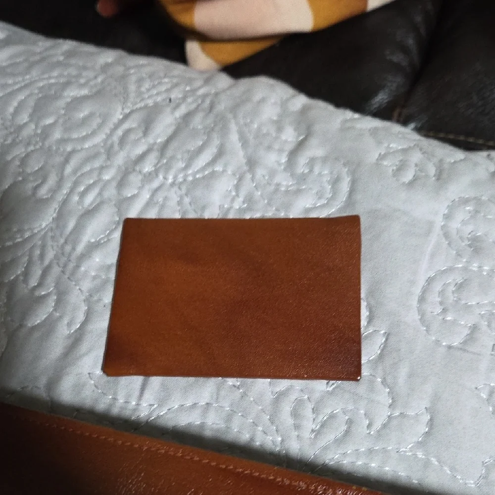 Leather Envelope Briefcase - Brown
